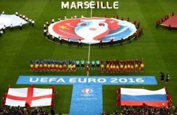 El empate de Inglaterra y Rusia en imágenes