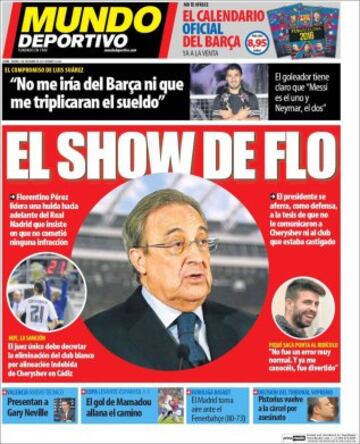 Portadas de la prensa mundial