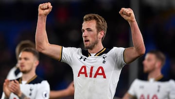 Harry Kane con el Tottenham.