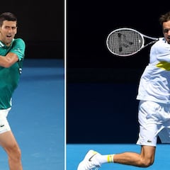 Medvedev, gran obstáculo entre Djokovic y su 18º Grand Slam