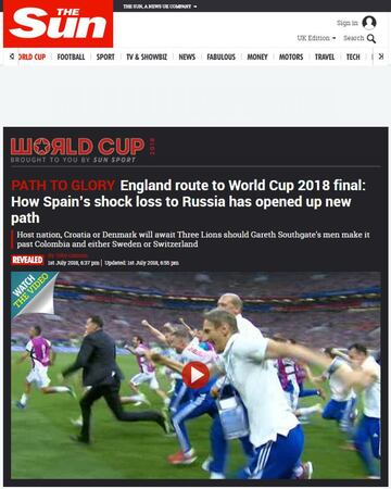 "Camino a la gloria: Inglaterra tiene un camino aún más fácil en la Copa del Mundo tras la salida de España"