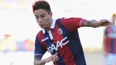 Erick Pulgar ingresó en la aplastante victoria de Bologna