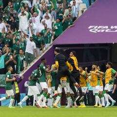 Premio del rey de Arabia por la victoria sorprendente ante Argentina