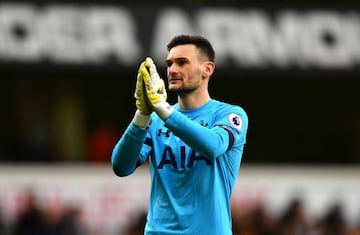 Hugo Lloris después del Tottenham-Everton de Premier League.