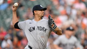 Carrasco se había convertido en parte de la rotación de lanzadores abridores de los Yankees, pero su desempeño dejó mucho que desear.