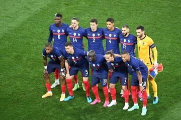 Equipo de la selecci¨®n de Francia.