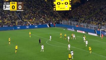 Bensebaini stuns Dortmund fans with spectacular header