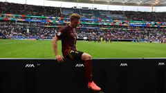 De Bruyne está tieso