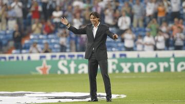 Rafa Nadal en el Estadio Santiago Bernabéu.