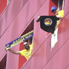 El Cádiz estuvo acompañado por su afición contra el Extremadura