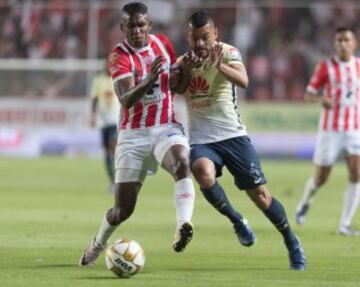 Desde su llegada tras el ascenso a Liga MX, el defensor hondureño se ha erigido como el comandante de la defensa rojiblanca. Partiendo desde el lateral derecho, colaboró activamente en 13 partidos de temporada y los 4 de Liguilla para alcanzar las Semifinales con Necaxa.