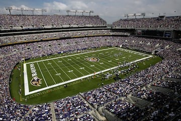 Estadio: M&T Bank Stadium
Asistencia promedio: 70,627
Asistencia total: 565,020