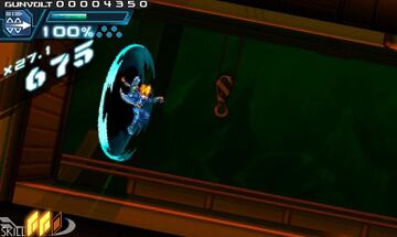 Captura de pantalla - Azure Striker Gunvolt (3DS)