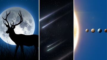 Eventos astronómicos de julio 2024: fases lunares, conjunciones, Luna llena de Ciervo y lluvia de estrellas