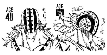 One Piece a los 40 y 60 años