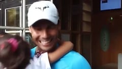 Es inevitable no decir "Ooh": El vídeo viral de Nadal con una niña