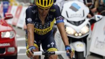 Contador: "No hemos podido romper ni subiendo ni bajando"