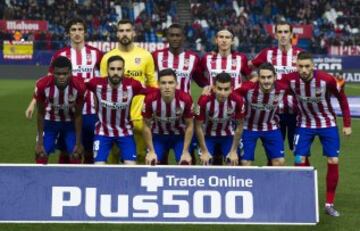 Once inicial del Atlético