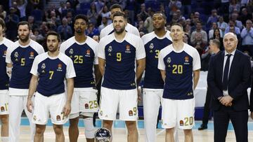 Plantilla del Real Madrid de baloncesto.