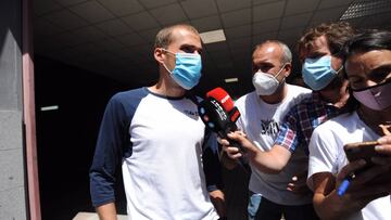 Álex Bergantiños declaró esta mañana ante la Policía