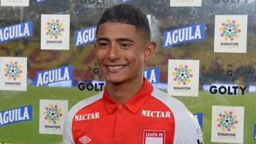 Edwin Herrera, jugador de Santa Fe