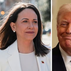 María Corina Machado entrega la medalla del premio Nobel de la Paz a Donald Trump