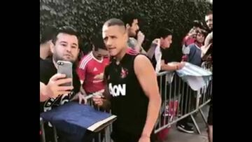 ¡Por fin llegó Alexis! El chileno ya está en Los Ángeles con el United
