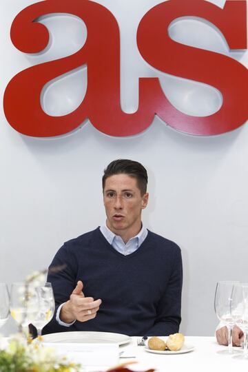 Fernando Torres visitó la redacción de As