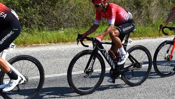 KUSADASI, TURKEY - APRIL 10: Nairo Alexander Quintana Rojas of Colombia and Team Arkéa - Samsic competes during the 57th Presidential Cycling Tour Of Turkey 2021 - Stage 1 a 202km stage from Bodrum to Kuşadası / #TUR2022 / on April 10, 2022 in Kusadasi, Turkey. (Photo by Dario Belingheri/Getty Images)