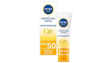 Protección solar facial - NIVEA SUN disponible en Amazon en su página web.