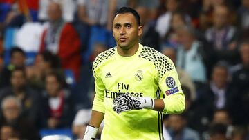 Keylor con el Real Madrid.