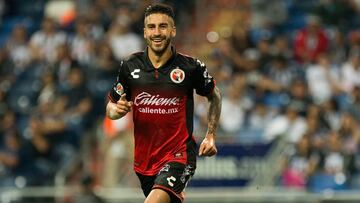 Foto de acci&oacute;n durante el partido de Vuelta de Cuartos de Final Monterrey vs Tijuana del Torneo Clausura 2018 de la Liga Bancomer MX en el Estadio BBVA Bancomer.