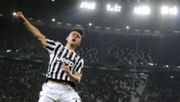 Paulo Dybala, delantero de la Juventus, durante un partido de la Serie A.