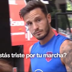 Saúl quizzed on Atlético future: "Now they want to kick me out..."