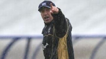 <strong>PREPARACIÓN.</strong> Lotina sigue preparando el enfrentamiento con el Real Madrid.