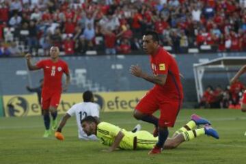 Las mejores imágenes del partido entre Chile y Venezuela