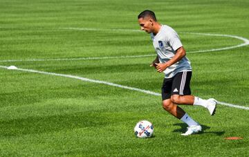 Proveniente de San Jos¨¦, Costa Rica, el mediocampista Leiton forma parte del Minnesota United.