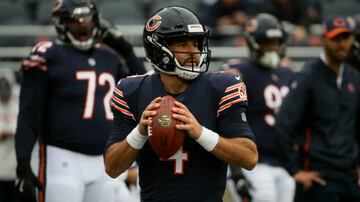 El quarterback suplente de los Chicago Bears tiene 32 años. 