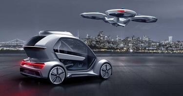 Audi y Airbus presentan el coche urbano sin volante que se transforma en dron