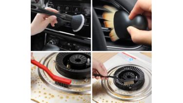 Arrasa en Amazon y cuesta menos de 7 euros: adiós al polvo con este ‘pack’ de cepillos para limpiar el coche