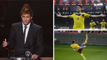 Cristiano, Ibra, Neymar, James, Lira... the other Puskas Awards