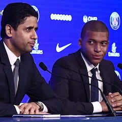 Mbappé, ambiguo con su futuro y Al Khelaifi le para los pies