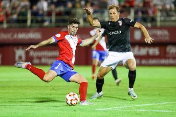 Escudero hizo el 1-0 en el minuto 36 de la primera mitad frente al Ceuta.