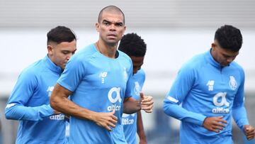 Pepe con el Oporto.