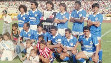 Alberto Gamero en Millonarios 1988, hoy entrenador del equipo bogotano