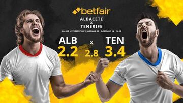 Albacete Balompié vs. CD Tenerife: horario, TV, estadísticas, clasificación y pronósticos