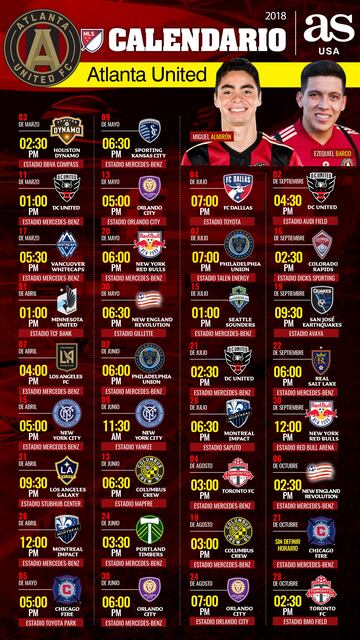 El Atlanta United se enfrentar¨¢ contra el Columbus Crew el 13 de junio en el estadio MAPFRE