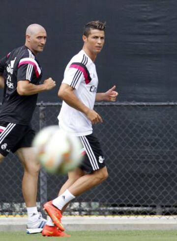 El primer entrenamiento de Cristiano Ronaldo