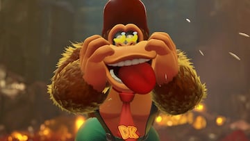 Donkey Kong Bananza destrucción vídeo Nintendo Switch 2