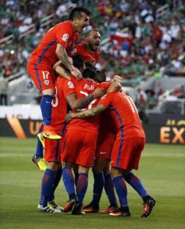 18-06-2016: Chile goleó 7-0 a México en Estados Unidos por Copa Centenario